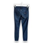 Guess  Womens Jeans Sz 24 Ripped Dark‎ Blue Stretchy Skinny Curvy Photo 2
