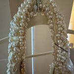 ZARA NWT White Cream Color Beaded Pearled Shoulder Bag Photo 7