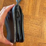 Vintage HOBO brand fold over leather Crossbody Black Photo 3