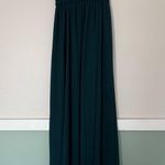 Show Me Your Mumu wedding Ava maxi dress deep jade chiffon deep plunge small Photo 1
