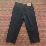 Levi's RETRO 550 BLACK RELAXED FIT DENIM JEANS Photo 3