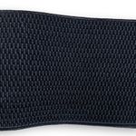 Vintage 80s Reversible Snakeskin Black Wide Statement Belt Silver Round Buckle Photo 9