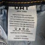 OAT New York High Rise Wide Leg Dark Wash Jeans 28" Inseam Size 2/26 Waist Blue Photo 5