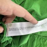 Mango MNG Dress Womens XS‎ Green Frill Mini Sleeveless Ruffle Hem A Photo 5