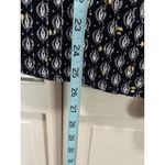 Tribal Blouse Size L Black/White/Gold Round/Tie Tassel Neck Long‎ Sleeve Crochet Black Size L Photo 5