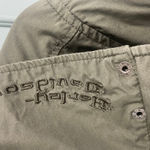 Harley Davidson Embroidered Grunge Bomber Jacket Size 1X Womens Biker Motorcycle Photo 5