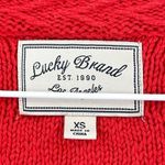 Lucky Brand  Knit Asymetrical Zip Up Moto Style Jacket Photo 6