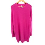 Daily Practice Anthropologie Pink Fuzzy Sweater Dress Medium Cozy Lounge Photo 4