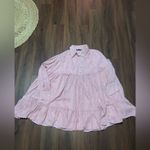 Sister Jane Solar Sands
Shirtdress pink nwot Pearl button sequin mini $138 xs Photo 4