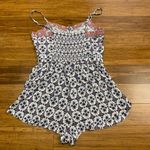 American Eagle  Romper Womens Size XS‎ White Button Front Sleeveless Casual Boho Photo 3