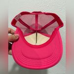 🧶Soccer Mom Pink and Black Handmade Hat Photo 4