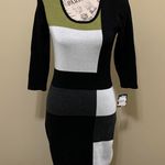 Gabby Skye Colorblock Sweater Dress Photo 2