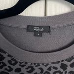 Rails  Grey and Black Marcie Mini Cheetah Leopard Crewneck Sweatshirt Size S Photo 3