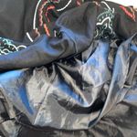 Saint Tropez West  Womens‎ Embroidered Lined Linen Blend Flare Skirt Black Size 8 Photo 4