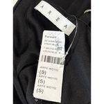 AREA Butterfly Mini Dress in Black Small New Womens Crystal Necklace Photo 9