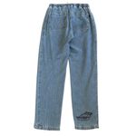 Anthropologie EUC  Pilcro Blue Beach Cottage Tie Waist Embroidered Jeans Size XS Photo 7