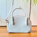 Anthropologie  White Mini Top Handle Crossbody Bag – Gold Hardware Photo 1