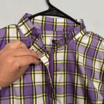 Slazenger  Purple Plaid Lightweight Golf Jacket Women’s Size Medium Photo 3