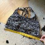 Lululemon Energy Bra In Urban Block Ice Grey Black Size 8 Photo 5