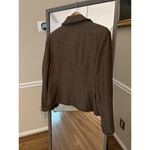 Bob Mackie Brown Tan Suit Coat Jacket Blazer Size 16 Photo 5