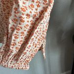 Madewell  Ruffle-Yoke Prairie Top in Cutout Blooms Floral Size XS Photo 4