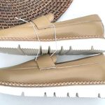 Corso Roma 9 Womens Shoes Loafers Camel Fur Lined Leather Size 9 39.5 Tan Photo 2