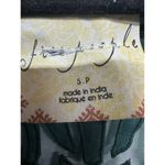 Free People  Emerald Green Long Sleeves Lace Back High Low Top Small Photo 2