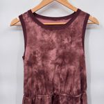 Athleta ‎ Athletic Dress Womens Small Pink Tie Dye Polyester Drawstring HOLE Photo 1