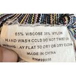 Shoshanna Anthropologie Etta Dress XL Multicolor Fair Isle Stripe Sweater Knit Photo 7