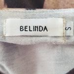 Belinda Animal Print V Neck Sweatshirt S Photo 4