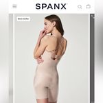 Spanx Suit Your Fancy Strapless Cupped Mid-Thigh Bodysuit, Small, $148 Photo 11
