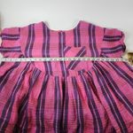 We The Free People Moon City Blouse Tunic Pink Purple Plaid Short Sleeve XS Photo 7