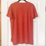 Caslon Nordstrom  Burnt Orange Super Soft V-Neck Brushed Knit Tee, EUC, Size XS Photo 5