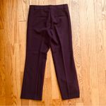 Ann Taylor The Sophia Straight Leg Rich Burgundy Plum Pants Women’s Size 8 Photo 7