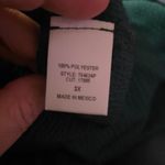 ODDY Women's Plus Blouse Crinkle Loose Green Size 3x Holiday Christmas Party NEW Photo 4