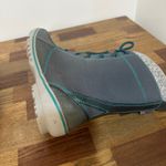 LL Bean Womens Duck Boots 7 Blue Quilted Mid Calf Rain Snow Rubber Lace Outdoor Photo 7