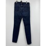frame denim Frame Le Skinny de‎ Jeanne Jeans Denim Skinny Napa Dark Wash Stretch Size 29 Photo 5