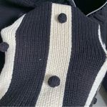 Vintage Susan Martin Black White Zip Up Chunky Long Sleeve Sweater Size Medium Photo 8