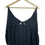 Free People Intimately Riviera Romance Cami in Black Multi Size L Photo 4