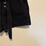 American Eagle Outfitters High Waist Black Denim Shorts Photo 8