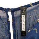 Tracy Reese Petite Extra Small XSP Blue Gold Jumpsuit Photo 3