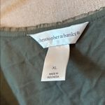 Christopher & Banks  Olive Short Sleeve Top xl Photo 1