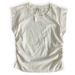 Madewell Womens cream colored Side-Cinch Muscle Tee Photo 2