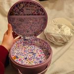 Disney Vera Bradley  Mrs. Potts & Chip Cosmetic Case Literary Belle Pattern Photo 4