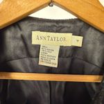 Ann Taylor Vintage  Silk Blend Velvet‎ Vest in Black Size 4 Photo 2