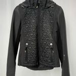 Halifax Traders Quilted Full Zip Hooded Jacket in Black Size Extra Small Photo 0