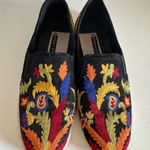 Alice + Olivia  Sasha floral embroidered slip on shoes size 39.5 (US 9) Photo 5