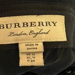 Burberry Silk Pleated Skirt with Chain Detail Photo 4