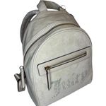 Juicy Couture New Velvet Mini Gray Rhinestone Logo Angel Backpack Heart Puff Tag Photo 0