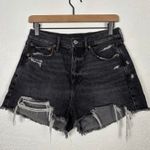 American Eagle  Black Highest Rise 90s Boyfriend Short Size 6 Photo 0